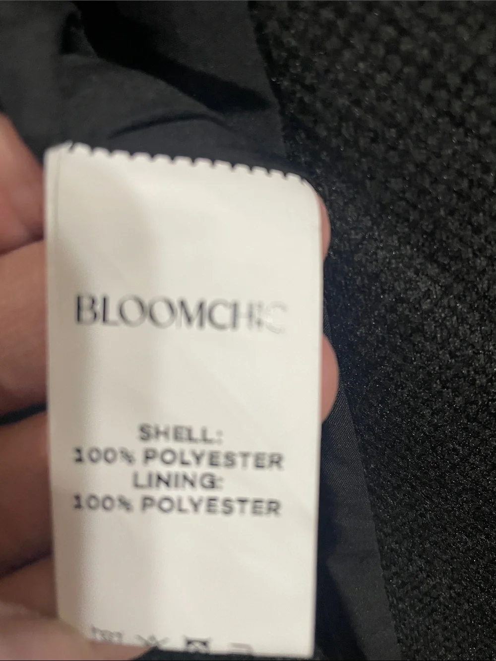Bloomchic Black Open-Front Blazer Jacket Sz. 18/20 NWOT